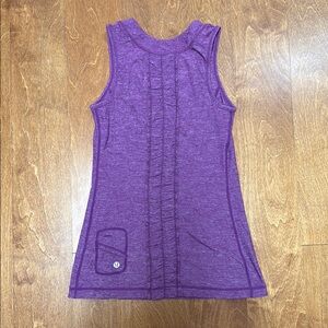 Lululemon Purple Sleeveless Athletic Tank Top